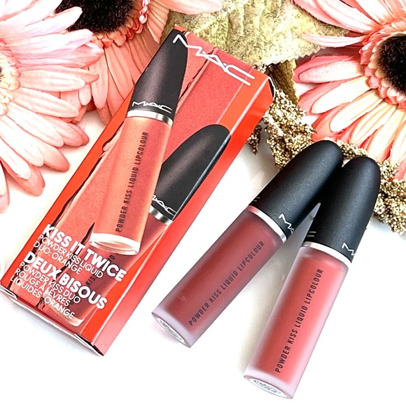 MAC Cosmetics Makeup Mac Kiss It Twice Powder Kiss Liquid Duo